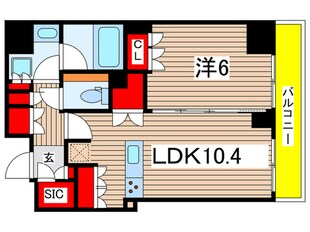 ガリシア森下Ⅴ（505）の物件間取画像